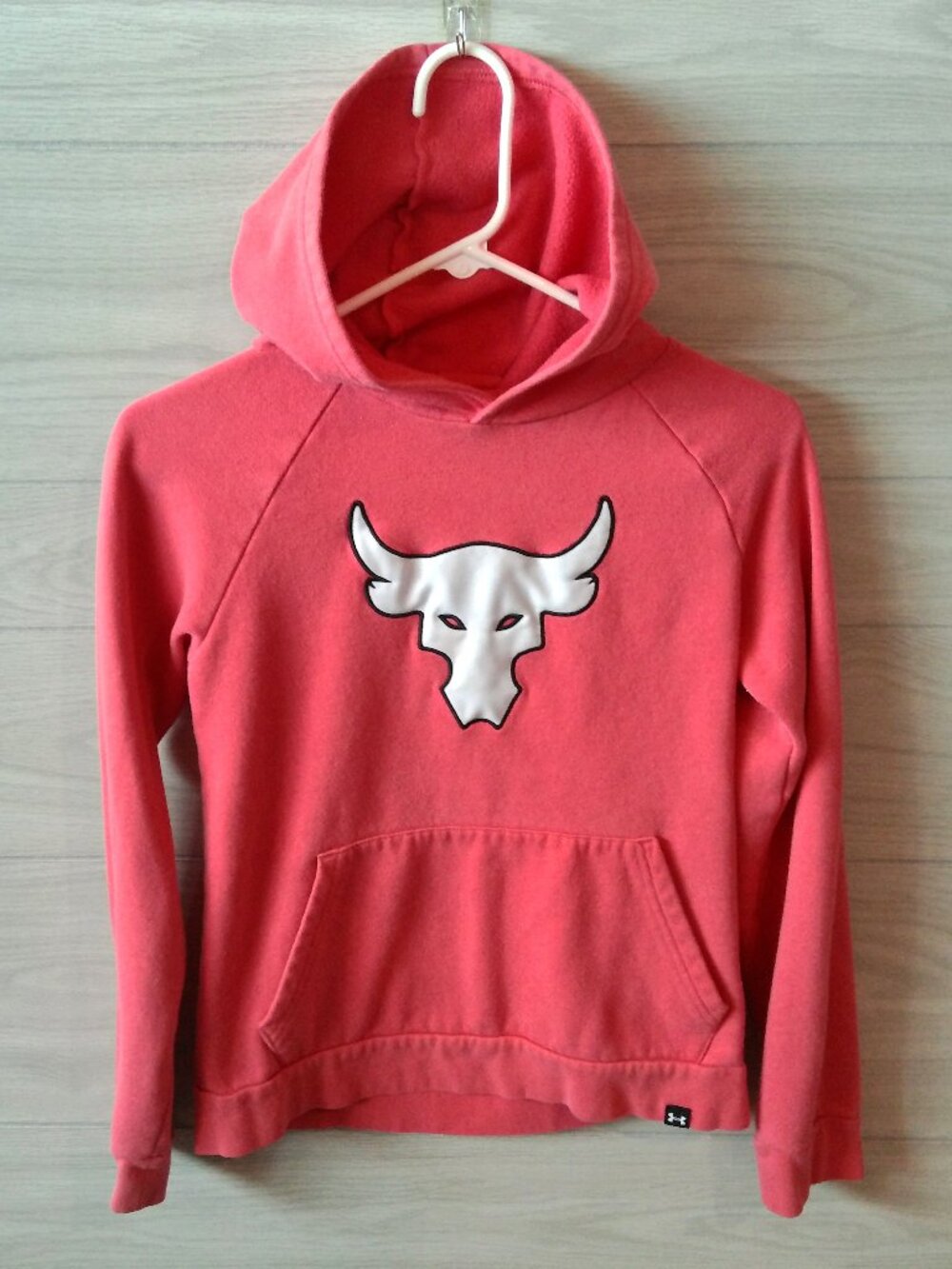 Under Armour Hoodie Boy's Size Youth Large Loose Blue Kangaroo Pocket Polyester
